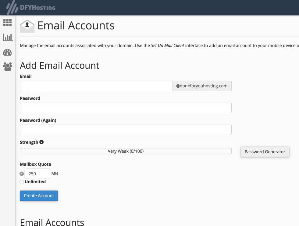 Your email account